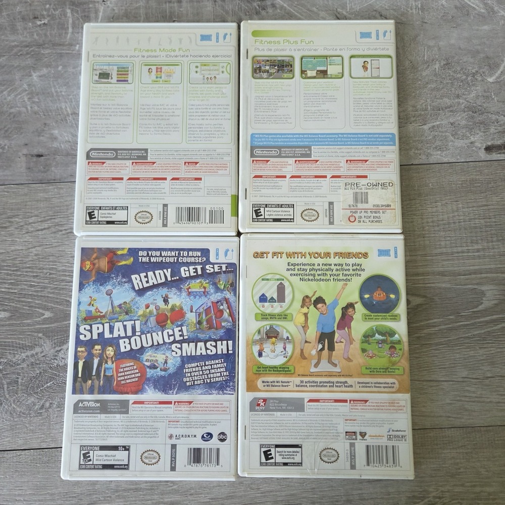 12 Nintendo Wii Game Lot Bundle Just Dance 1 2 3 Workout Zumba Cardio Wipeout - Picture 13 of 16